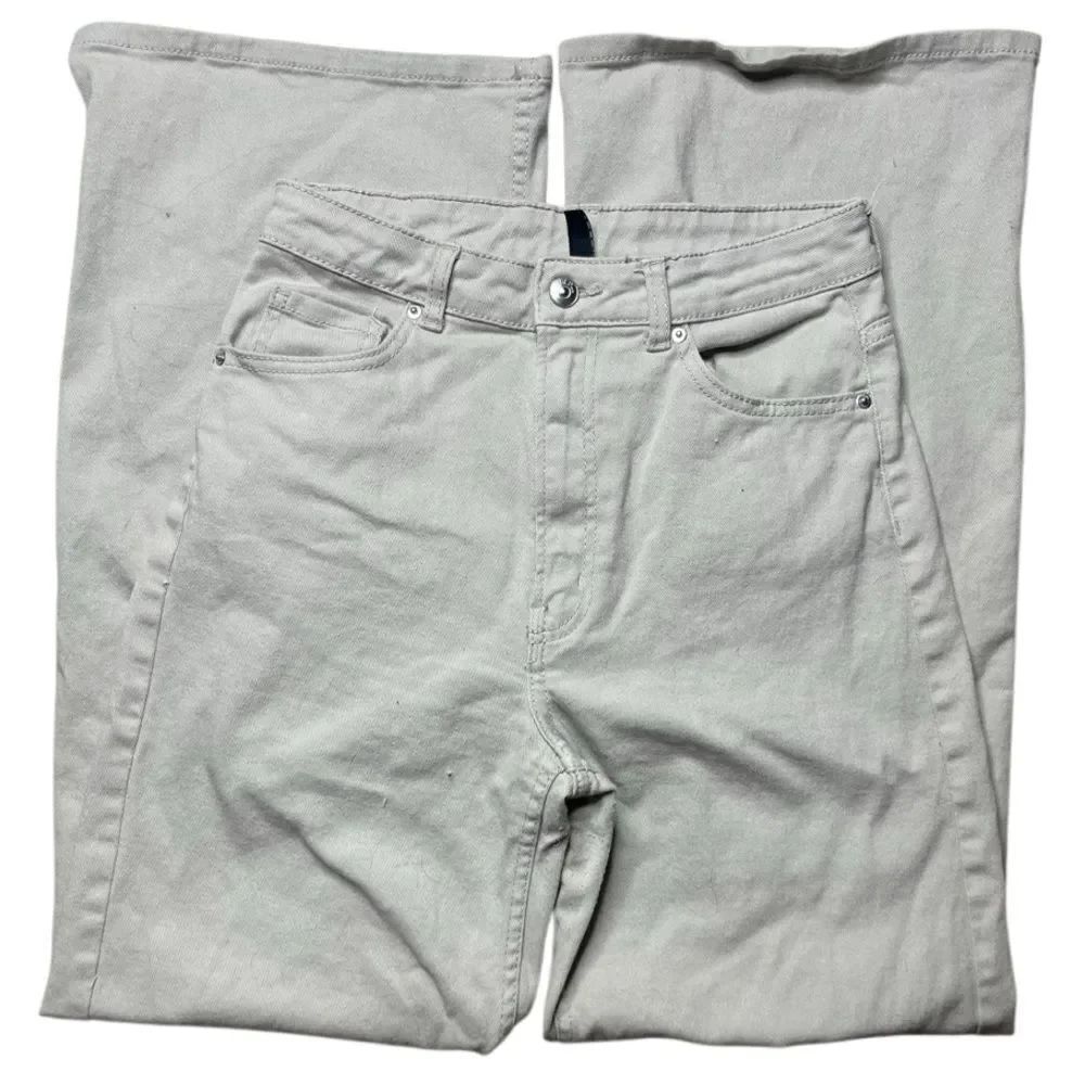 Divided wide leg pants cream size 8